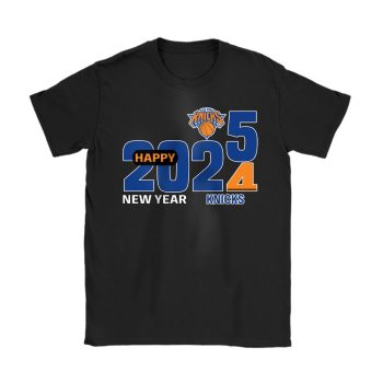 New York Knicks Happy New Year NBA Gift For Fan Hello 2025 Unisex T-Shirt Cotton Tee TAT22918
