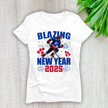 New York Rangers Blazing Into The New Year NHL Gift For Fan Hello 2025 Unisex Sweatshirt TAS22933