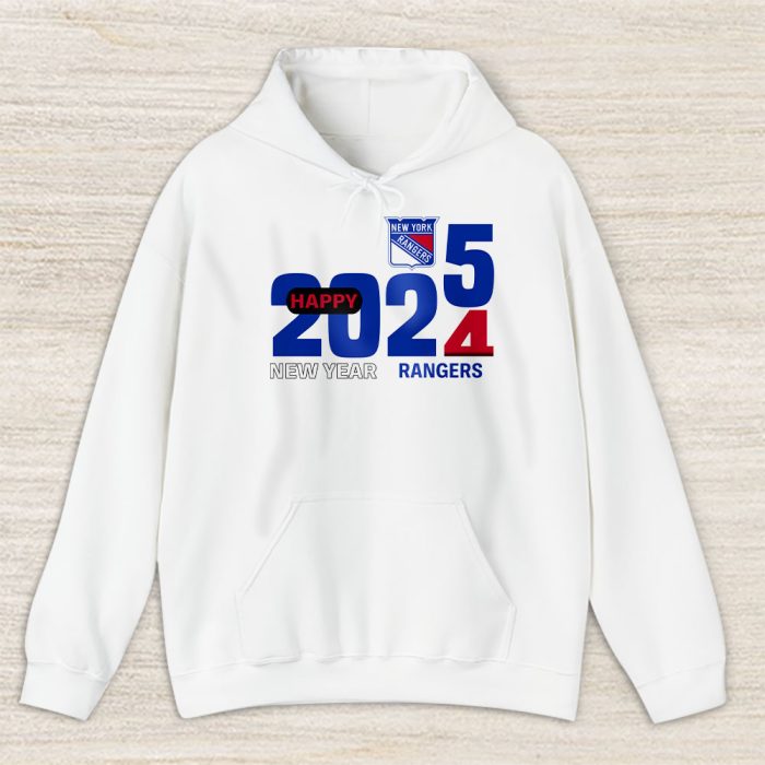 New York Rangers Happy New Year NHL Gift For Fan Hello 2025 Unisex Hoodie TAH22929
