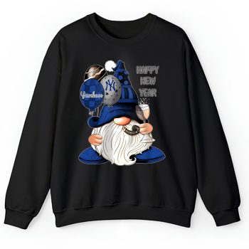 New York Yankees Happy New Year MLB Gift For Fan Cute Gnomes Unisex Sweatshirt TAS22938