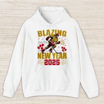 Ottawa Senators Blazing Into The New Year NHL Gift For Fan Hello 2025 Unisex Hoodie TAH22960