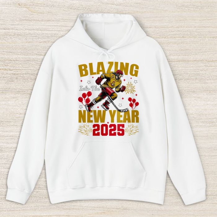 Ottawa Senators Blazing Into The New Year NHL Gift For Fan Hello 2025 Unisex Hoodie TAH22960