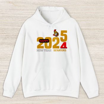 Ottawa Senators Happy New Year NHL Gift For Fan Hello 2025 Unisex Hoodie TAH22956
