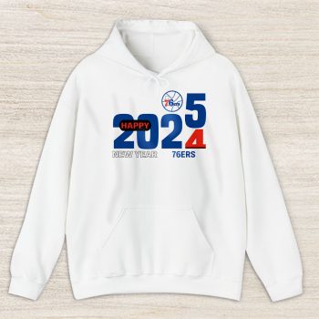 Philadelphia 76ers Happy New Year NBA Gift For Fan Hello 2025 Unisex Hoodie TAH22980
