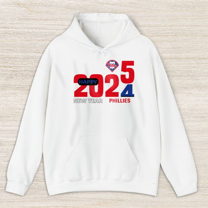 Philadelphia Phillies Happy New Year MLB Gift For Fan Hello 2025 Unisex Hoodie TAH22985