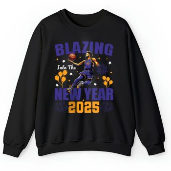 Phoenix Suns Blazing Into The New Year NBA Gift For Fan Hello 2025 Unisex Sweatshirt TAS22995