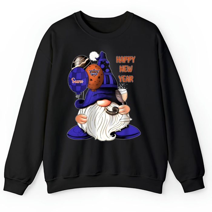 Phoenix Suns Happy New Year NBA Gift For Fan Cute Gnomes Unisex Sweatshirt TAS22994