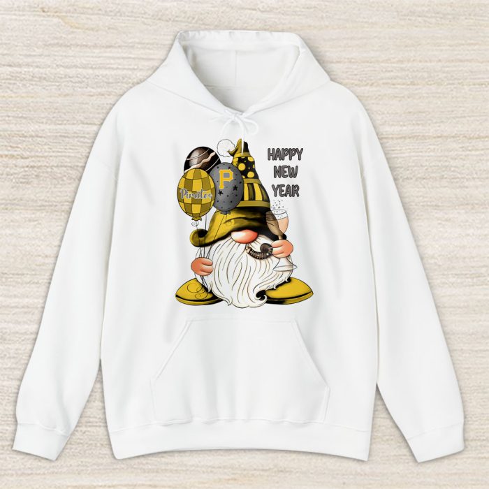 Pittsburgh Pirates Happy New Year MLB Gift For Fan Cute Gnomes Unisex Hoodie TAH23014