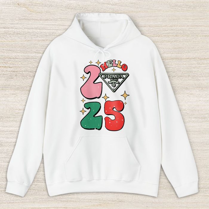 Retro Cute Merry Christmas And Happy New Year Prada Unisex Hoodie TAH22146