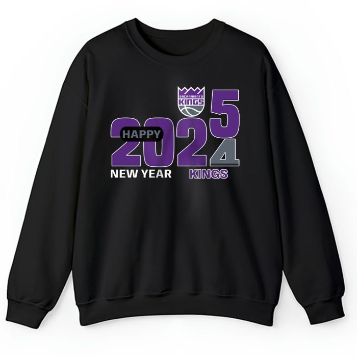 Sacramento Kings Happy New Year NBA Gift For Fan Hello 2025 Unisex Sweatshirt TAS23026