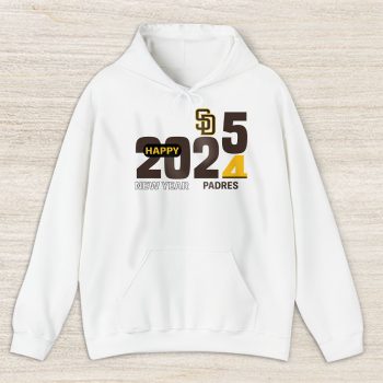 San Diego Padres Happy New Year MLB Gift For Fan Hello 2025 Unisex Hoodie TAH23036