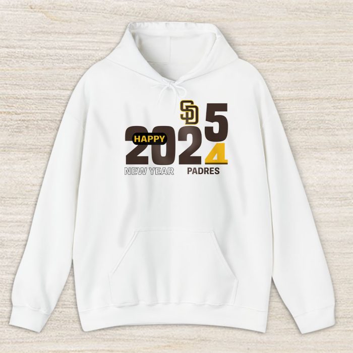 San Diego Padres Happy New Year MLB Gift For Fan Hello 2025 Unisex Hoodie TAH23036