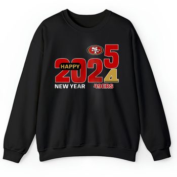 San Francisco 49ers Blazing New Year NFL Gift For Fan Hello 2025 Unisex Sweatshirt TAS23068