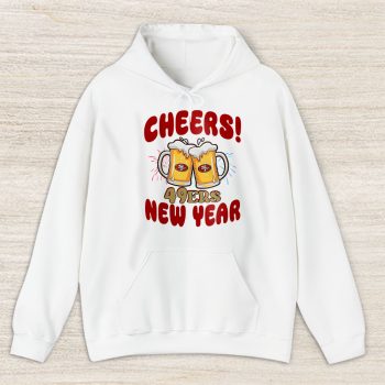 San Francisco 49ers Happy New Year NFL Gift For Fan Cheers 2025 Unisex Hoodie TAH23067
