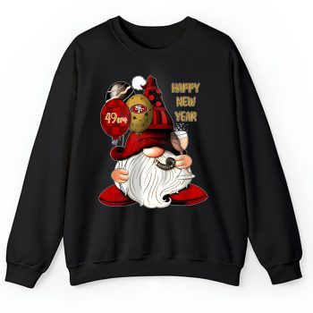 San Francisco 49ers Happy New Year NFL Gift For Fan Cute Gnomes Unisex Sweatshirt TAS23079