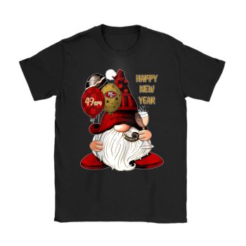 San Francisco 49ers Happy New Year NFL Gift For Fan Cute Gnomes Unisex T-Shirt Cotton Tee TAT23079