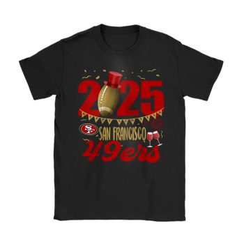San Francisco 49ers Happy New Year NFL Gift For Fan Unisex T-Shirt Cotton Tee TAT23078