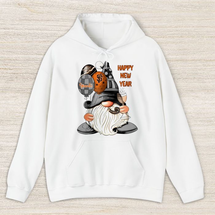 San Francisco Giants Happy New Year MLB Gift For Fan Cute Gnomes Unisex Hoodie TAH23085