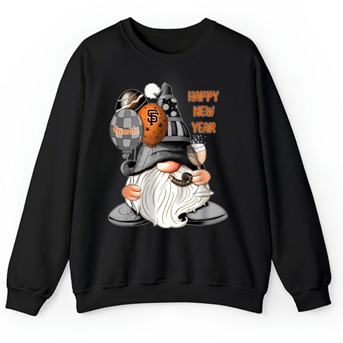 San Francisco Giants Happy New Year MLB Gift For Fan Cute Gnomes Unisex Sweatshirt TAS23085
