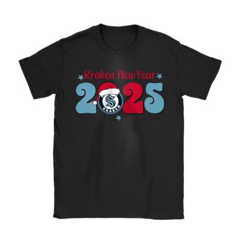 Seattle Kraken Happy New Year NHL Gift For Fan Unisex T-Shirt Cotton Tee TAT23064