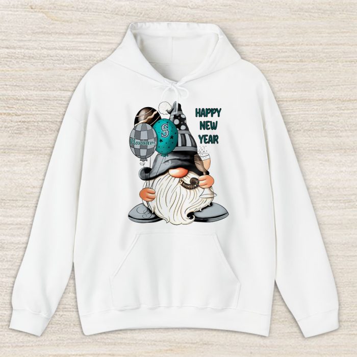 Seattle Mariners Happy New Year MLB Gift For Fan Cute Gnomes Unisex Hoodie TAH23060