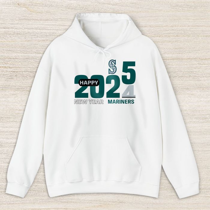 Seattle Mariners Happy New Year MLB Gift For Fan Hello 2025 Unisex Hoodie TAH23056