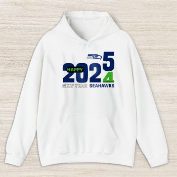 Seattle Seahawks Blazing New Year NFL Gift For Fan Hello 2025 Unisex Hoodie TAH23043
