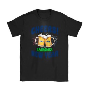 Seattle Seahawks Happy New Year NFL Gift For Fan Cheers 2025 Unisex T-Shirt Cotton Tee TAT23042