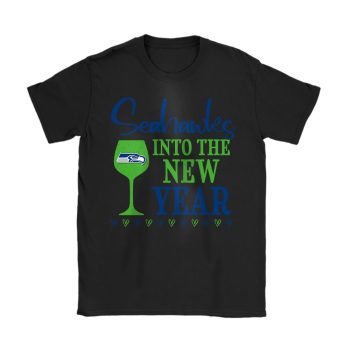 Seattle Seahawks Happy New Year NFL Gift For Fan Cheers To A New Year Unisex T-Shirt Cotton Tee TAT23046