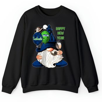 Seattle Seahawks Happy New Year NFL Gift For Fan Cute Gnomes Unisex Sweatshirt TAS23054