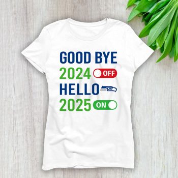 Seattle Seahawks Happy New Year NFL Gift For Fan Goodbye 2024 Hello 2025 Unisex Sweatshirt TAS23045