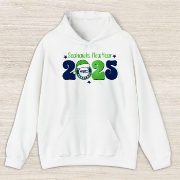 Seattle Seahawks Happy New Year NFL Gift For Fan Hello 2025 Unisex Hoodie TAH23048
