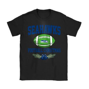 Seattle Seahawks Merry Christmas NFL Gift For Fan Baseball Christmas Unisex T-Shirt Cotton Tee TAT23267