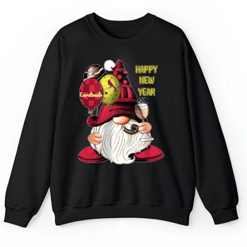 St. Louis Cardinals Happy New Year MLB Gift For Fan Cute Gnomes Unisex Sweatshirt TAS23096