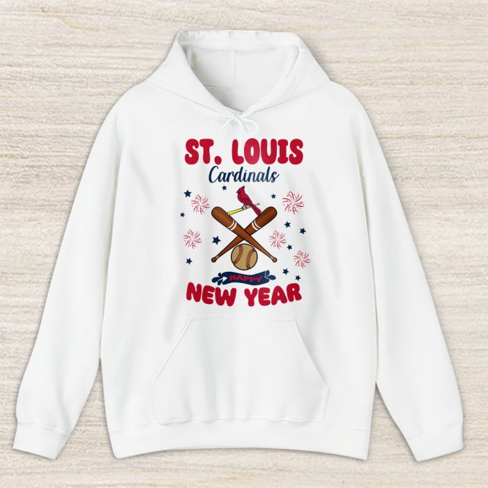 St. Louis Cardinals Happy New Year MLB Gift For Fan Unisex Hoodie TAH23095