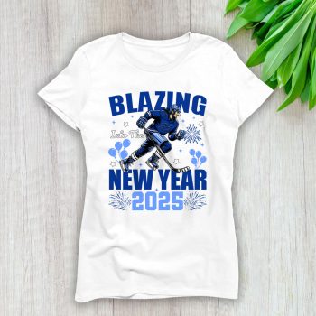 Tampa Bay Lightning Blazing Into The New Year NHL Gift For Fan Hello 2025 Unisex Sweatshirt TAS23127