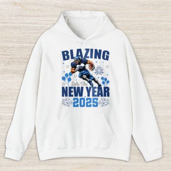 Tennessee Titans Blazing New Year NFL Gift For Fan Hello 2025 Unisex Hoodie TAH23141