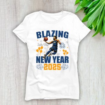 Utah Jazz Blazing Into The New Year NBA Gift For Fan Hello 2025 Unisex Sweatshirt TAS23168