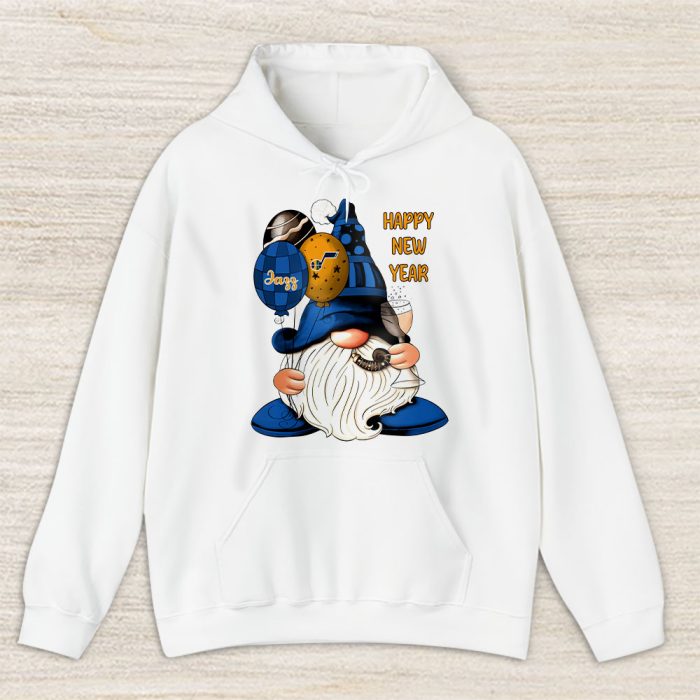 Utah Jazz Happy New Year NBA Gift For Fan Cute Gnomes Unisex Hoodie TAH23167