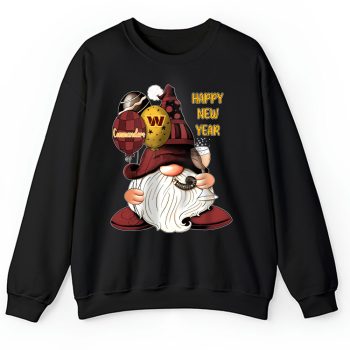 Washington Commanders Happy New Year NFL Gift For Fan Cute Gnomes Unisex Sweatshirt TAS23186