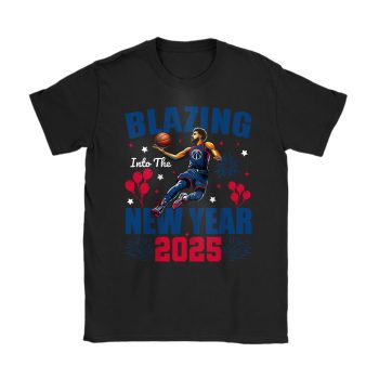 Washington Wizards Blazing Into The New Year NBA Gift For Fan Hello 2025 Unisex T-Shirt Cotton Tee TAT22329