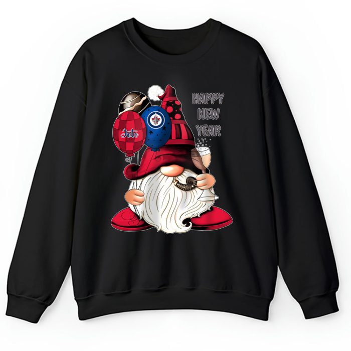 Winnipeg Jets Happy New Year NHL Gift For Fan Cute Gnomes Unisex Sweatshirt TAS22354